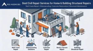 Best Civil Repair Services for Home & Building Structural Repairs