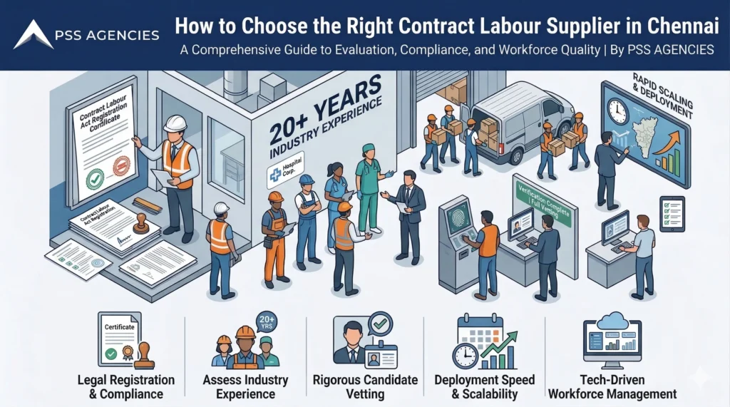 How to Choose the Right Contract Labour Supplier in Chennai